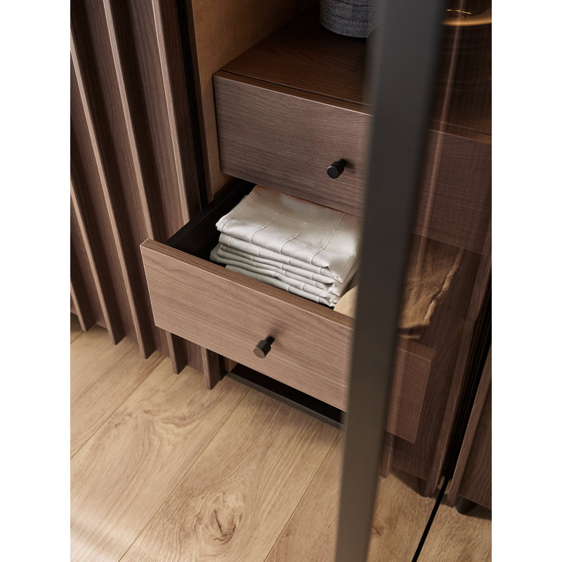 Cressey 144cm H x 92cm W Standard Bookcase