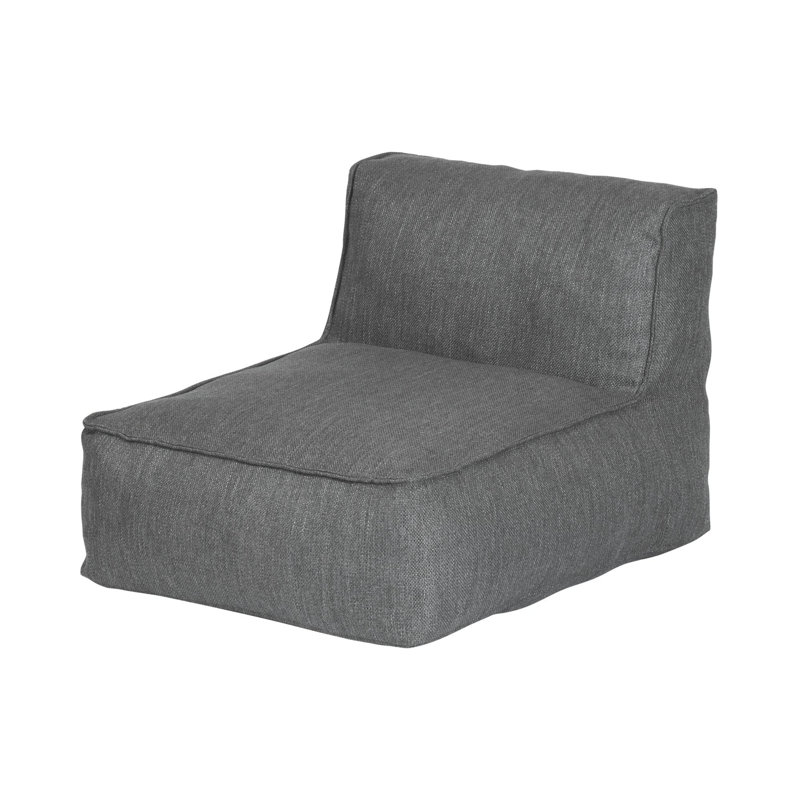 GROW Single Sectional Outdoor Patio Chair, Coal