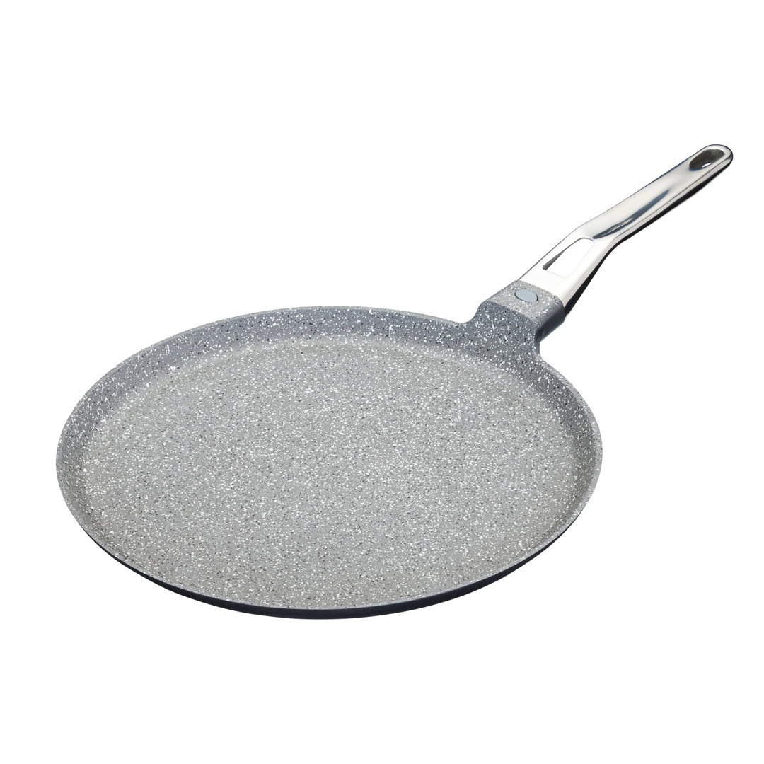MasterClass Cast Aluminium 28cm Crepe Pan for Induction Hob