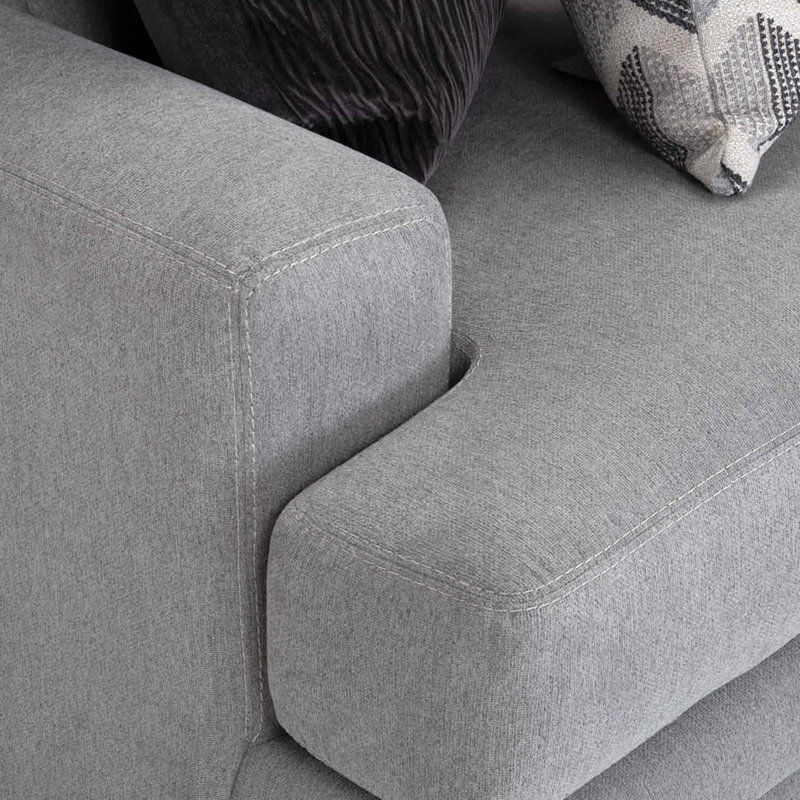 Fauteuil Raybon Flossy, gris