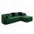 Teddy Fabric Modual Sofa,No Assembly-499798927