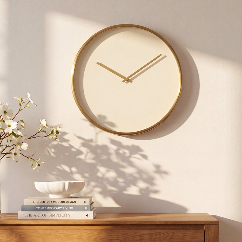 Macsen Metal Wall Clock, Small