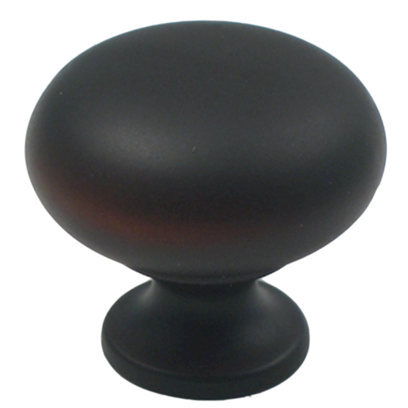 Poignée champignon 1 1/4 po de diamètre, Bronze huilé