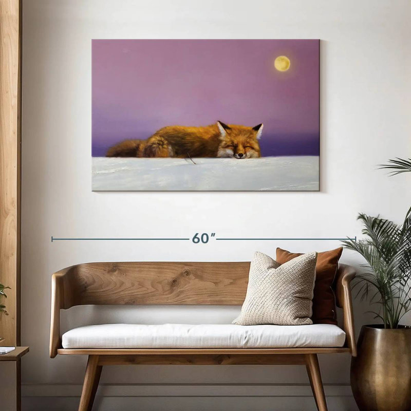 Dreamweaver Fox, 30" H x 45" W