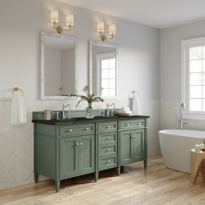 Meuble-lavabo double l 72 po Dussault