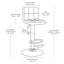 Tabouret pivotant à hauteur réglable Abrahamsen-91026685-93332276