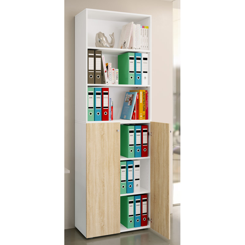 18 Pair Shoe Storage Cabinet, Sonoma Oak