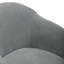 Chaise rembourrée Faouzi avec roulettes-579871247