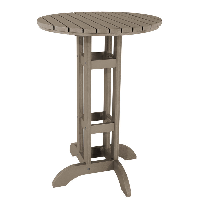 Table de salle à manger ronde, Brun bois, 30"