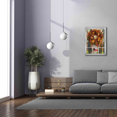 'Fall Window View II' by Lori Deiter, Canvas Wall Art