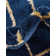 Glam Navy Blue Gold Area Rug