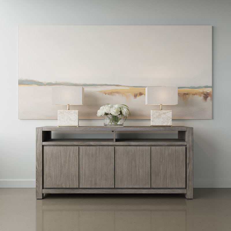 Meuble télé 80 po Brownstone, H 32 po x L 80 po x l 18 po, Gris