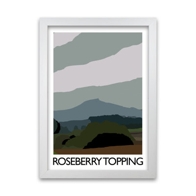 Roseberry Topping Yorkshire 1 Piece Single Picture Frame Wall Art