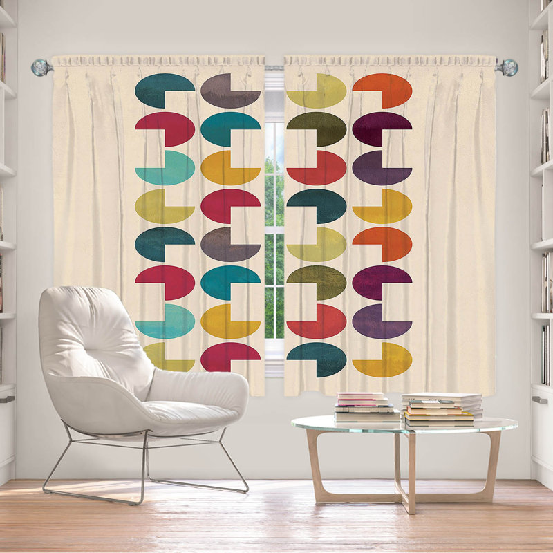 Room Darkening Curtain Pair, 56" W x 78" L