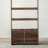 High quality walnut bookcase