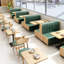 Banc rembourré en similicuir haut de gamme