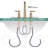Widespread Double Handle Bathroom Faucet with Pop Up Drain-115745064