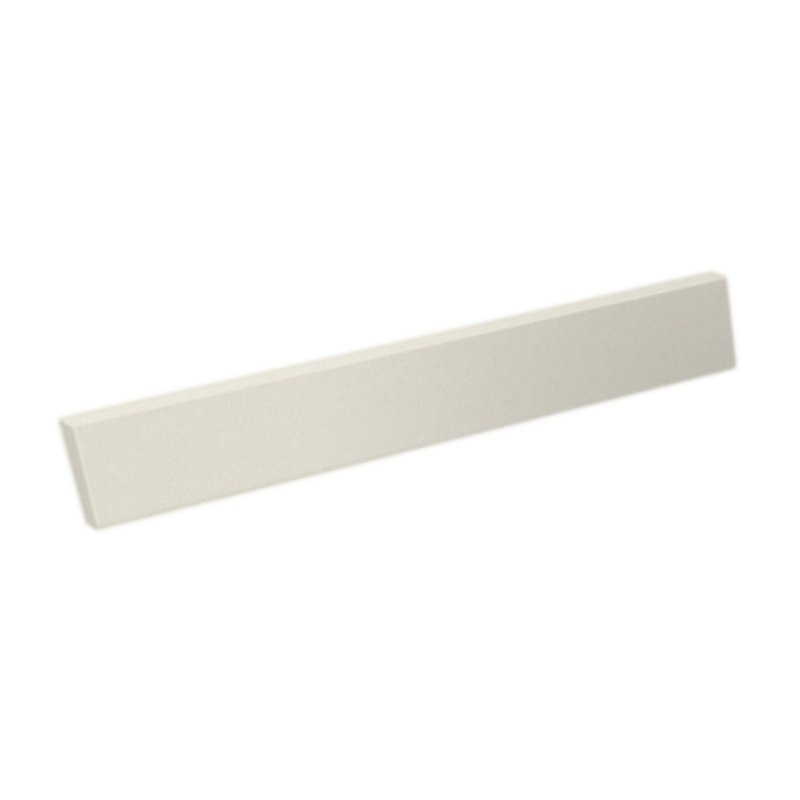 Europa Solid Surface Vanity Side Splash, Glacier