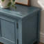 Console de rangement rétro avec quatre petits tiroirs et une tablette inférieure-141195370