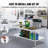 26 Inch Height Stainless Steel Work Table with 3-side Baffles, Height Shelf-357188263
