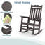 Chaise Adirondack berçante en plastique Anick-1357277762
