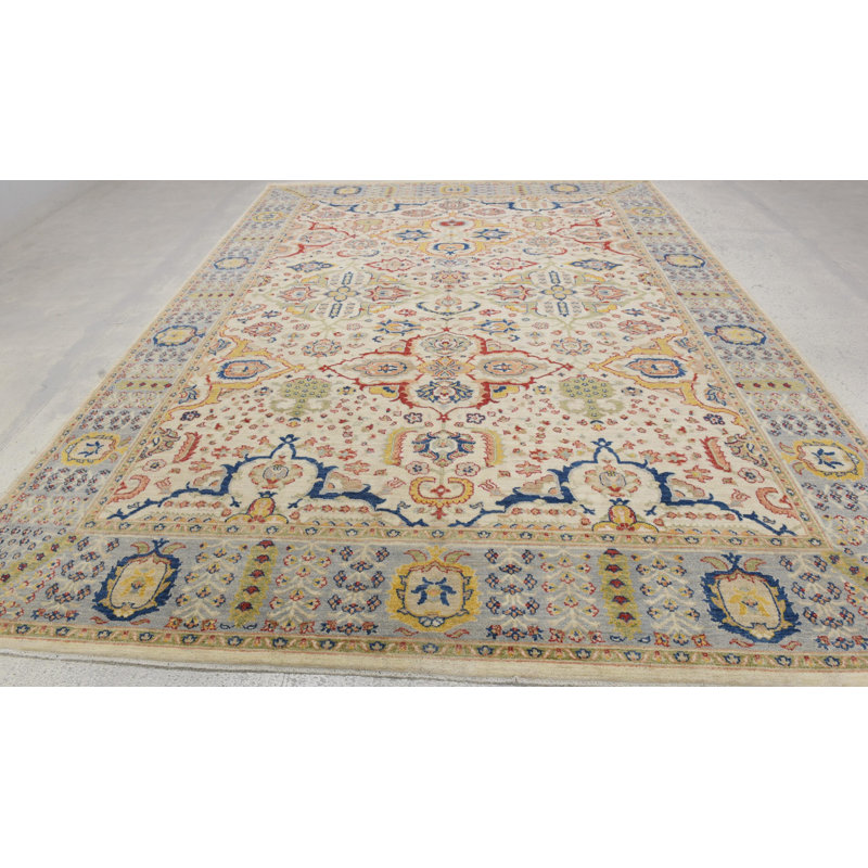 Clearance One-of-a-Kind Rectangle 9' X 12'2" Hand Knotted Area Rug