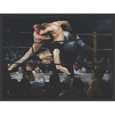 The Match 1 Framed Print Canvas