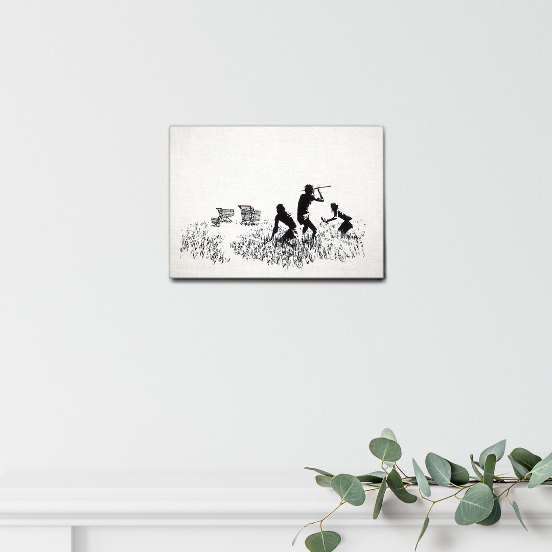 Leinwandbild Cart Hunters von Banksy