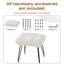 Tabouret de meuble-lavabo 17 po-122126904