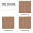 12" x 12" Fir Wood Interlocking Deck Tiles-94829037