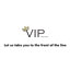 VIP Crowd Control Rope Stanchion (2 Mirror Taper Top/Flat Base + 6' Black Rope)