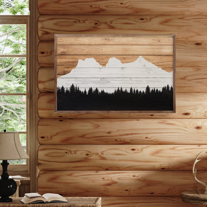 Set Three Sisters Mountains Left View, 5" H x 8" W