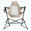 Chaise de camping hamac pliante avec dossier réglable et coussin, capacité de 250 lb