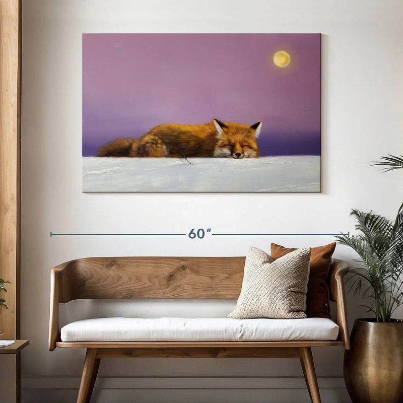 Brampt Dreamweaver Fox, 32" H x 48" W