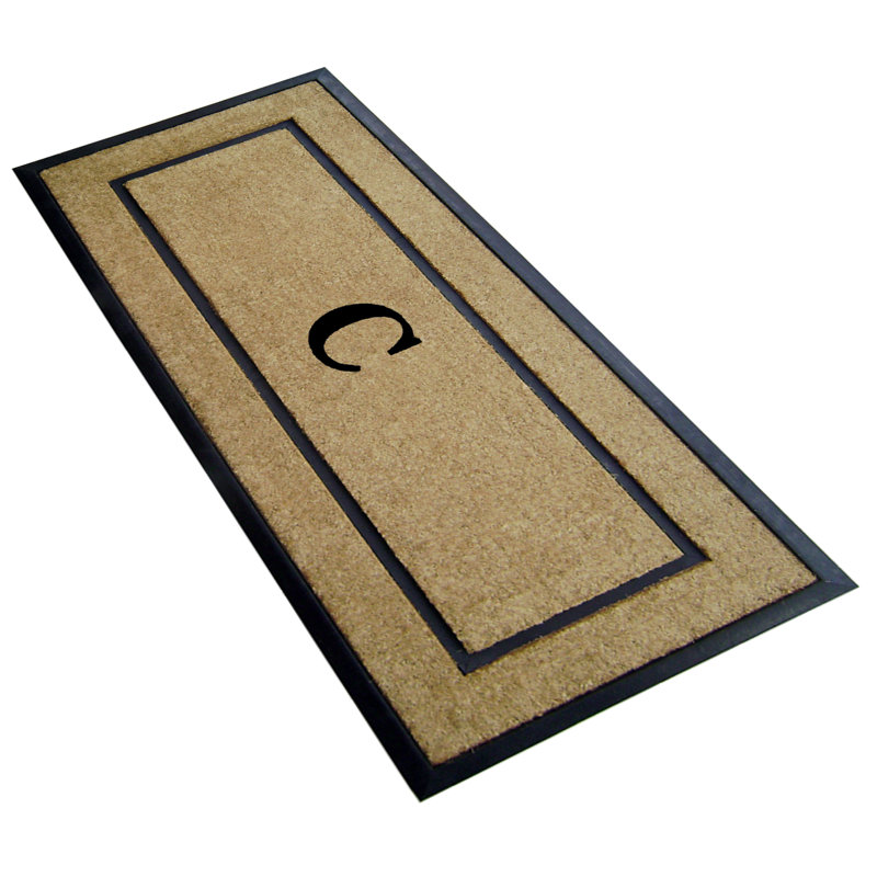 Tapis de porte antidérapant pour l'extérieur, L 24 po x L 57 po, C