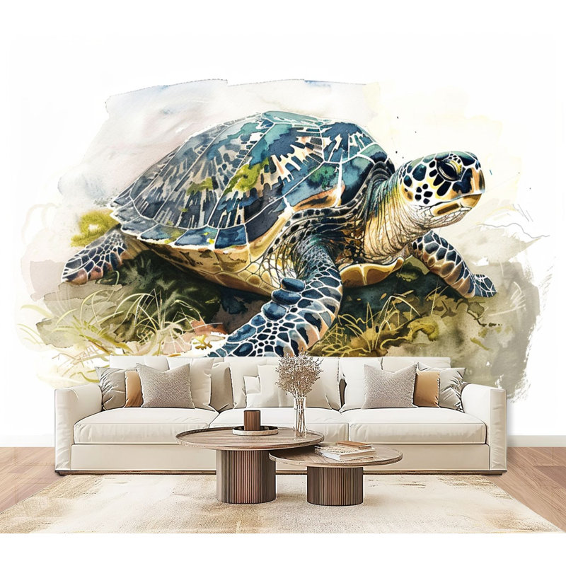 Papier peint auto-adhésif Nautical Beach, L 96 po x l 69 po