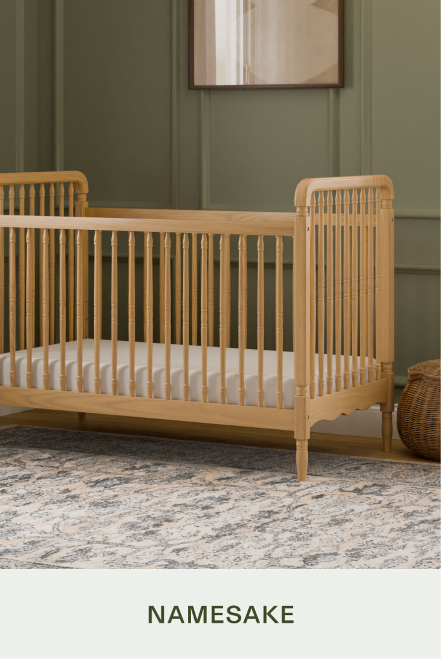 Namesake brand crib.