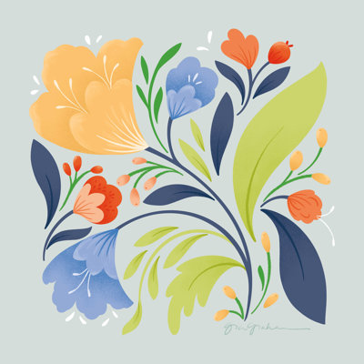 Étude florale II lumineux