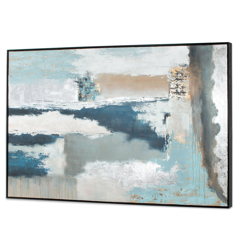 Cadre flottant, peinture sur toile