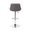 Swivel Upholstered Adjustable Height Counter Stool with Metal Frame-1675064161