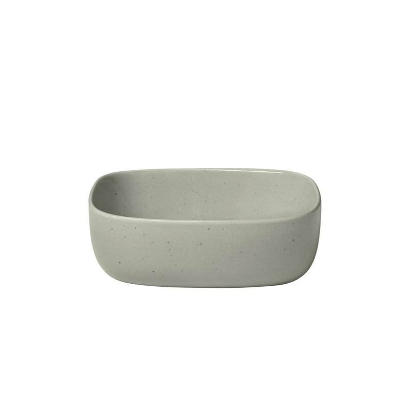 VAHLO Stoneware Serving Bowl, Gray, 7.9"