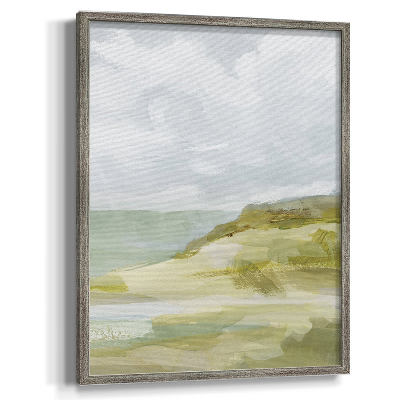 Inlet Impression II Framed Print - Solid Wood, 11" H x 9" W