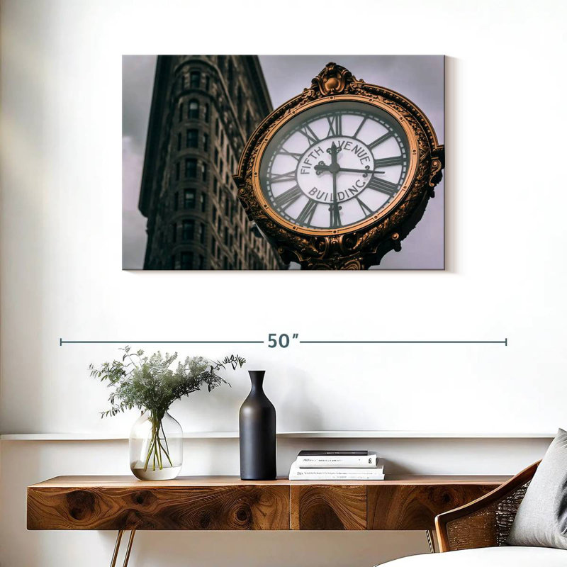 Horloge Kerner Fifth Avenue, H 24 po x l 36 po