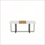 Ensemble de table de salle à manger 9 pièces avec 8 chaises en velours beige pour les réunions de famille et les salles à manger modernes