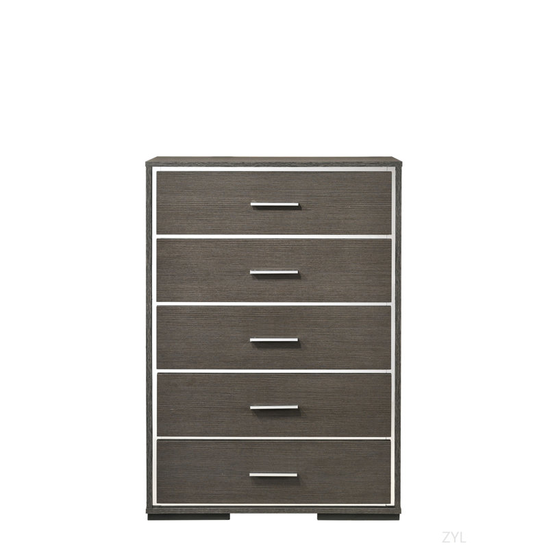 Commode à finition chêne gris