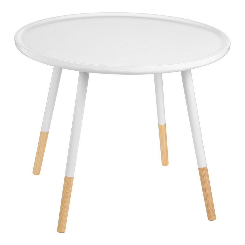 Cadwallader Tray Top End Table, White