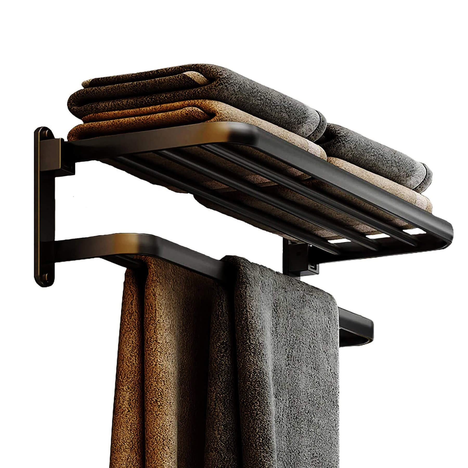 VIKICHER Wall Mounted Towel Rack u0026 Reviews | Wayfair