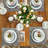 Polyester Embroidered Square Christmas Placemat