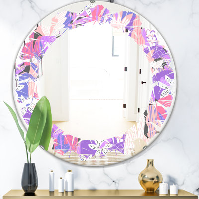 Miroir mural Leaves Fantasy Flowers Cottage