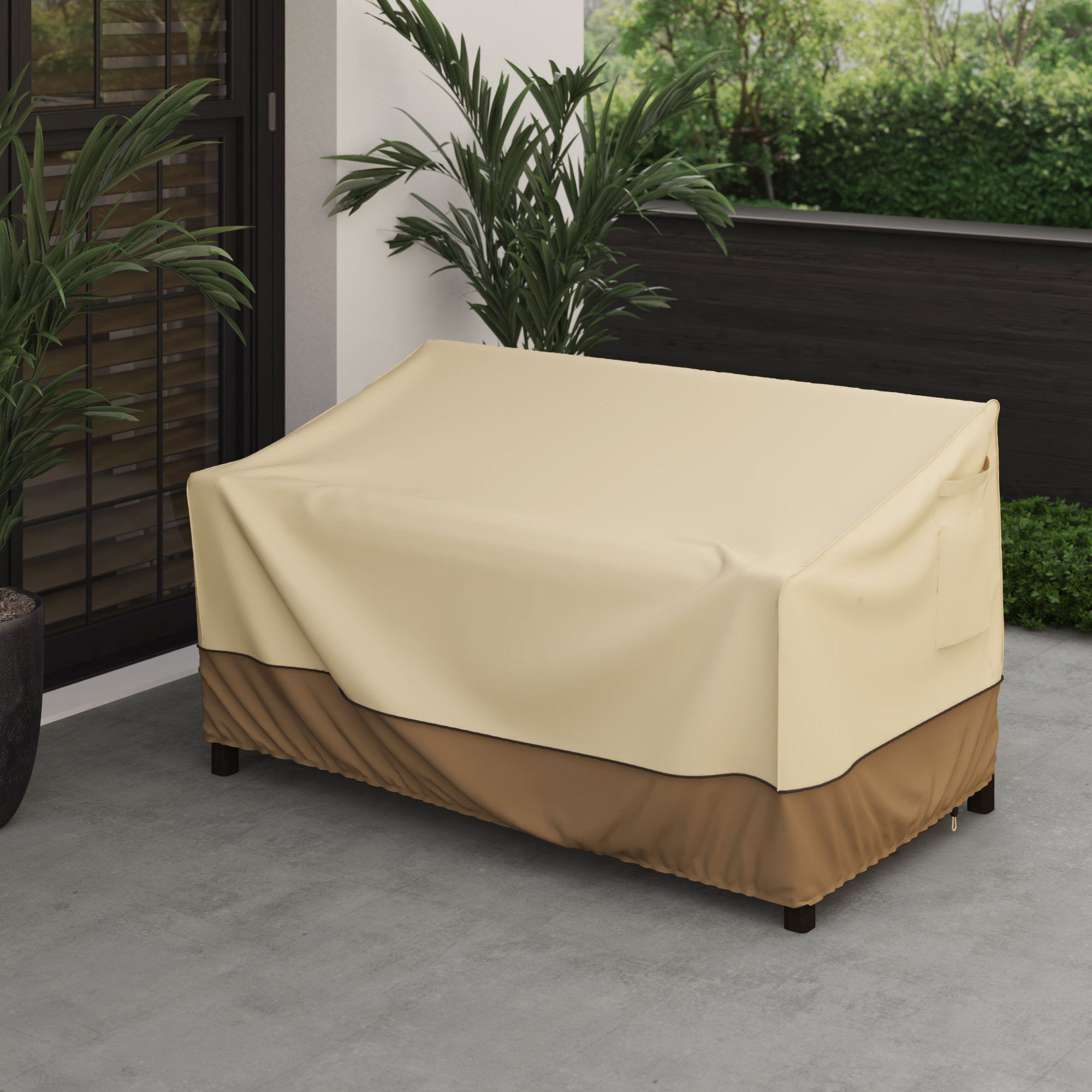 The Twillery Co.® Paulding Patio Furniture Cover for Outdoor Sofa